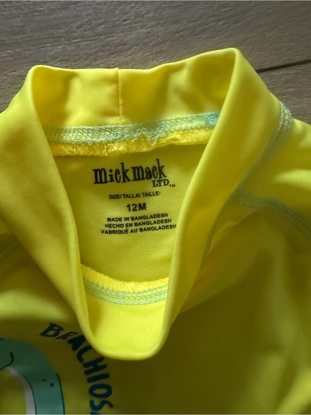 Mick Mack Dinosaur Rash Guard Swim Set 🦕☀️ - Picture 2 of 4